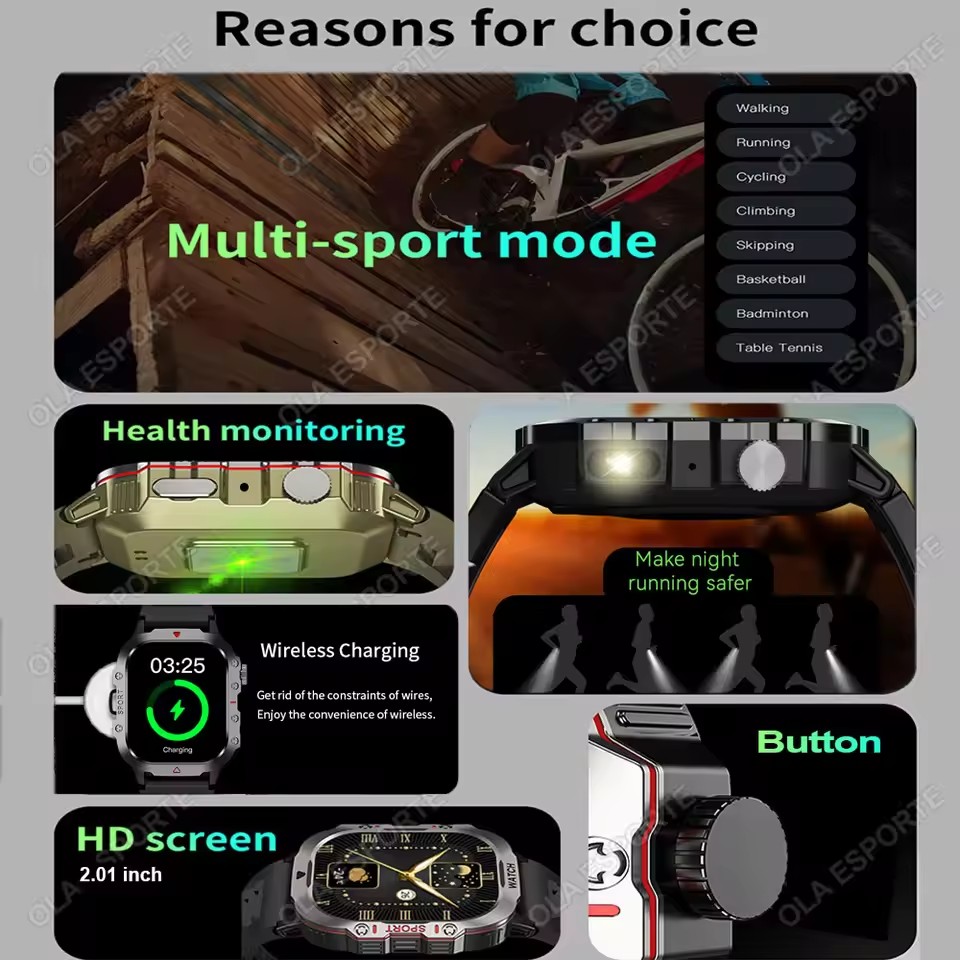 ساعة ذكية عسكرية جديدة للرجال  - مراجعة Phase Esports & Gaming Festival وسعره